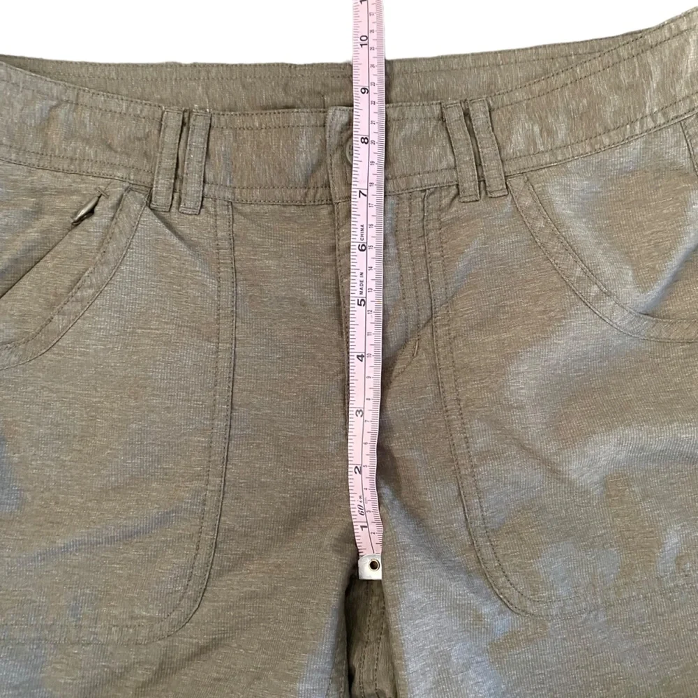 North Face Heather Brown Adjustable Hem Nylon Blend Shorts 4 - Picture 15 of 16